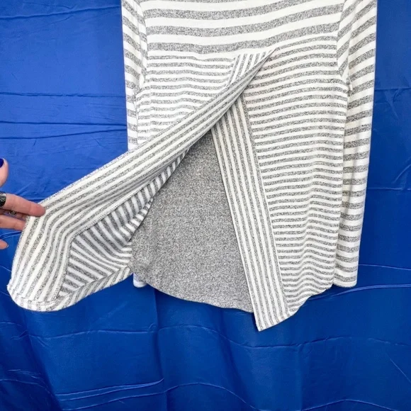 NWOT |•PEYTON PRIMROSE•| Super SOFT Oversize Split Back Striped Long Sleeve - Picture 10 of 14